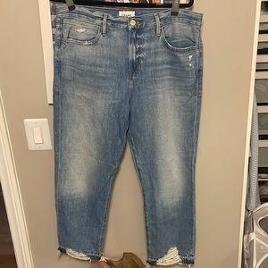 FRAME “le Hollywood Crop” jeans